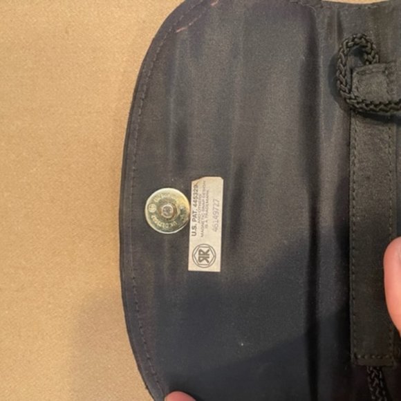 Black Satin Clutch - Picture 7 of 9